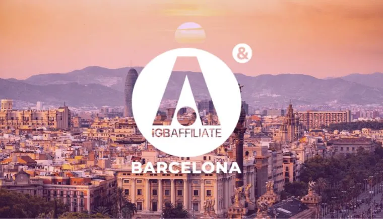 Panoramic view of Barcelona with iGB Affiliate Barcelona 2026 branding – highlighting Lemur Partners’ participation at one of the leading iGaming and affiliate events.