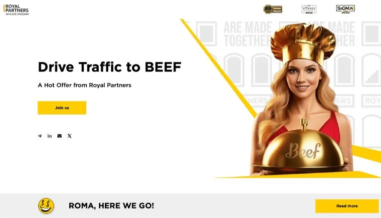 Royal Partners website screenshot