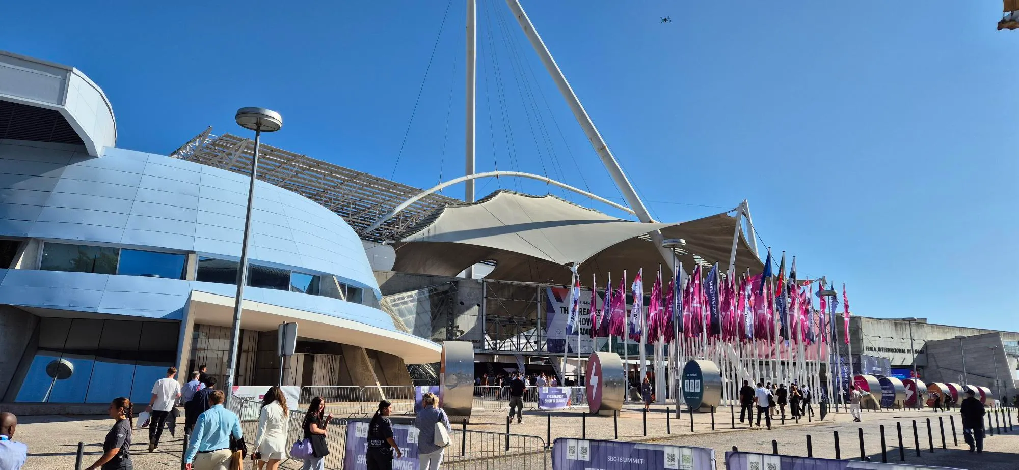 Entrance to SBC Summit Lisbon 2025 at Feira Internacional de Lisboa